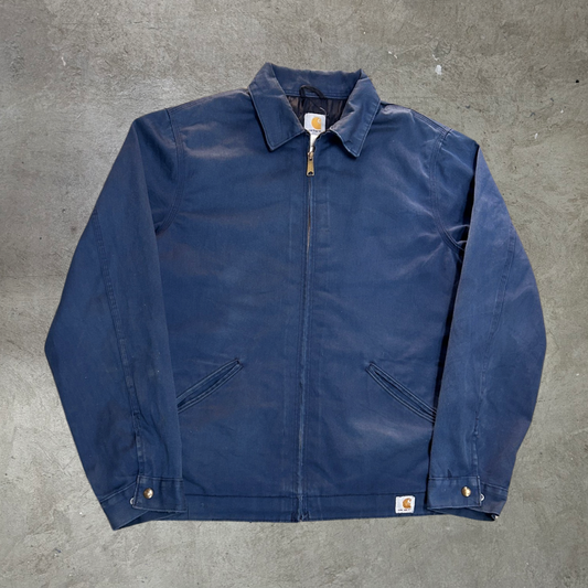 Vintage 90s Carhartt Jacket Blue - XL