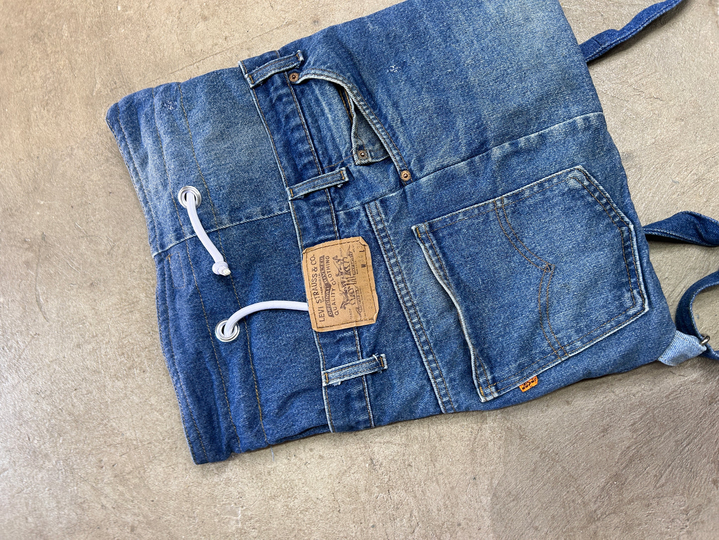 Reworked Levi’s Drawstring Bag - OS