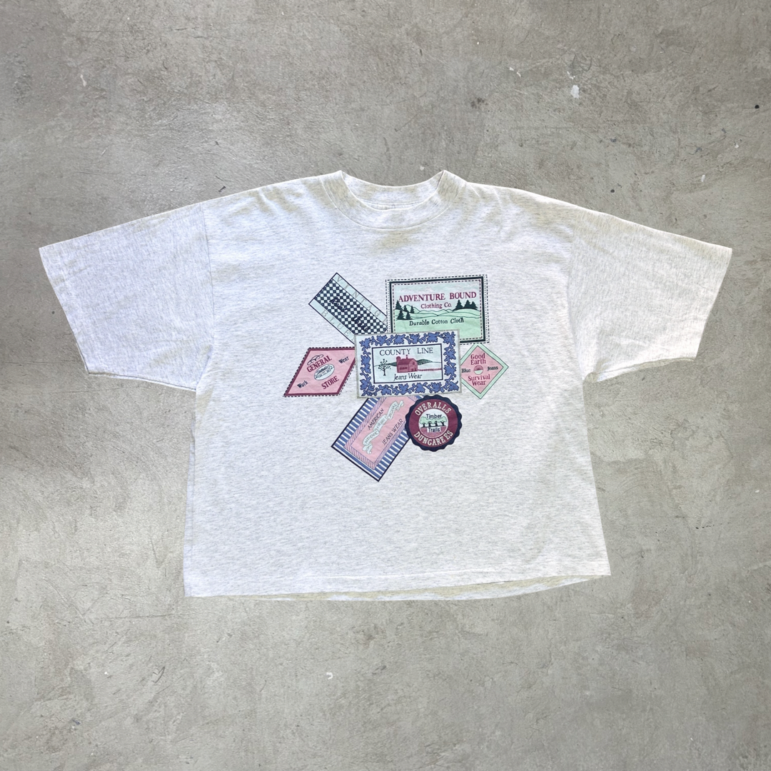 Single Stitch Crop T-Shirt - OS