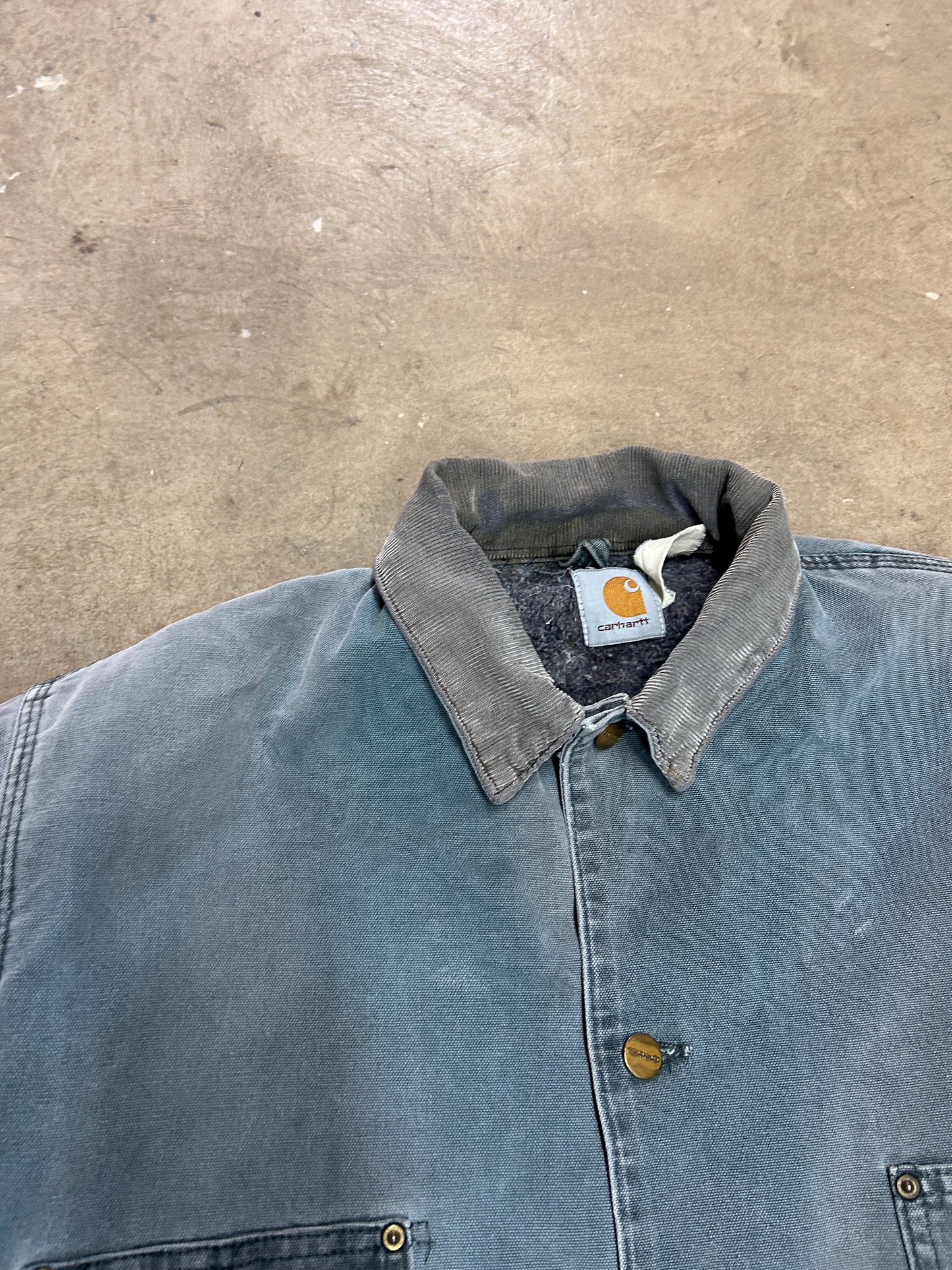 Vintage 90s Carhartt Blanket Lined Chore Jacket - XL