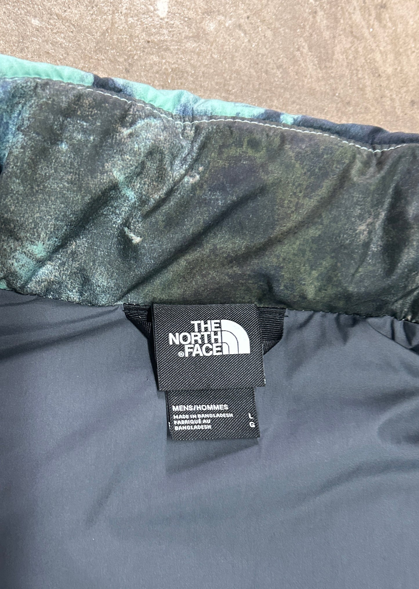 North Face NSE 2000 Jacket Wasabi Ice Print - L