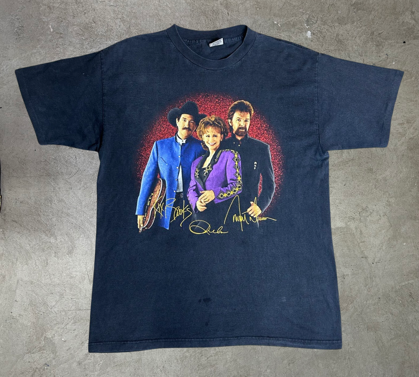 Vintage Reba McEntire Brooks & Dunn Tour T-Shirt Murina 1997 - XL