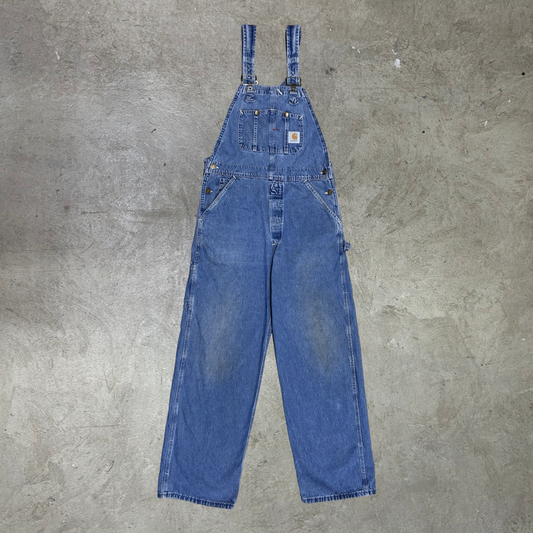 Vintage Carhartt Denim Dungaree - W32 x L30