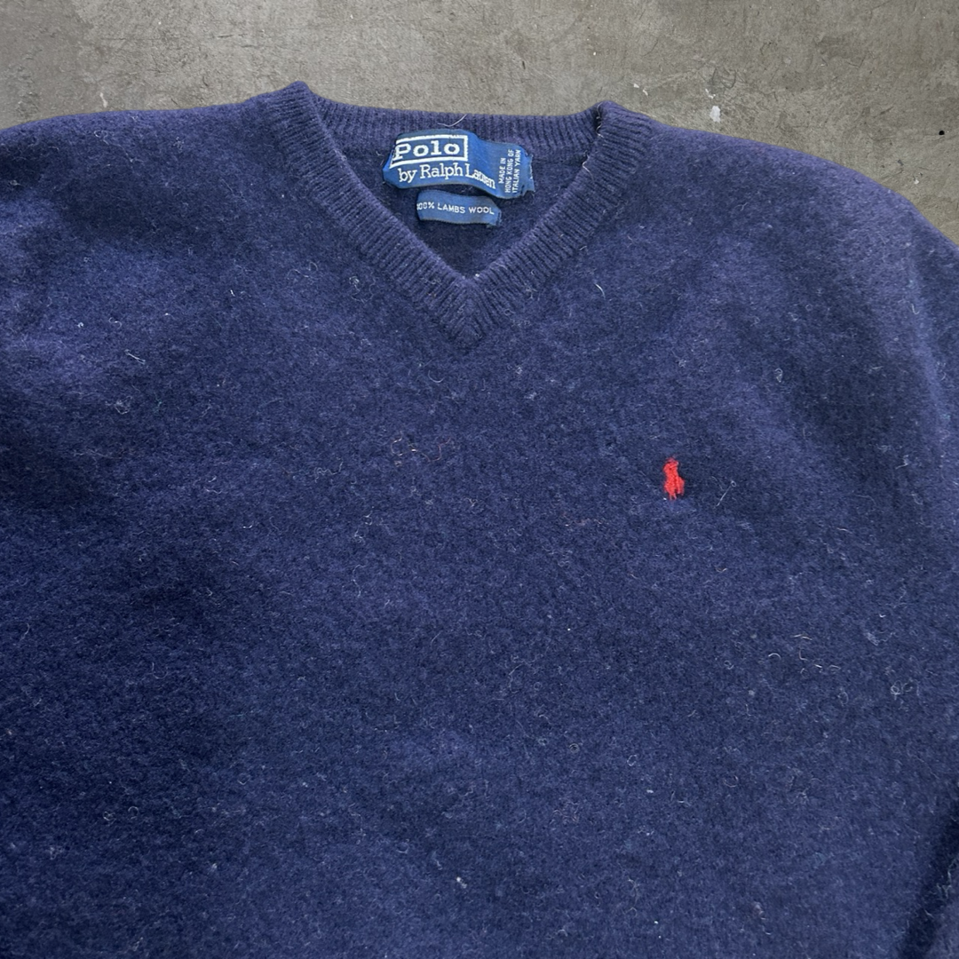 Vintage Women’s Lambs Wool Polo Pullover - XS