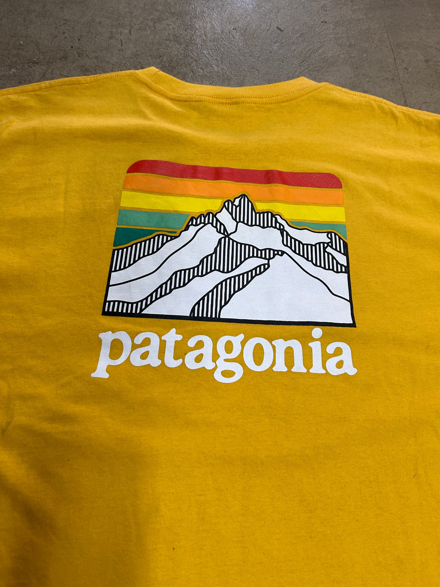Patagonia Mountain Logo T-Shirt L