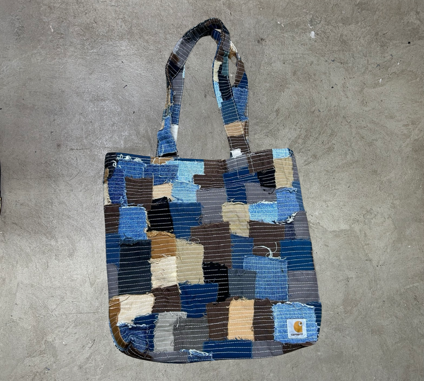 Vintage Reworked Patchwork Bag - OS