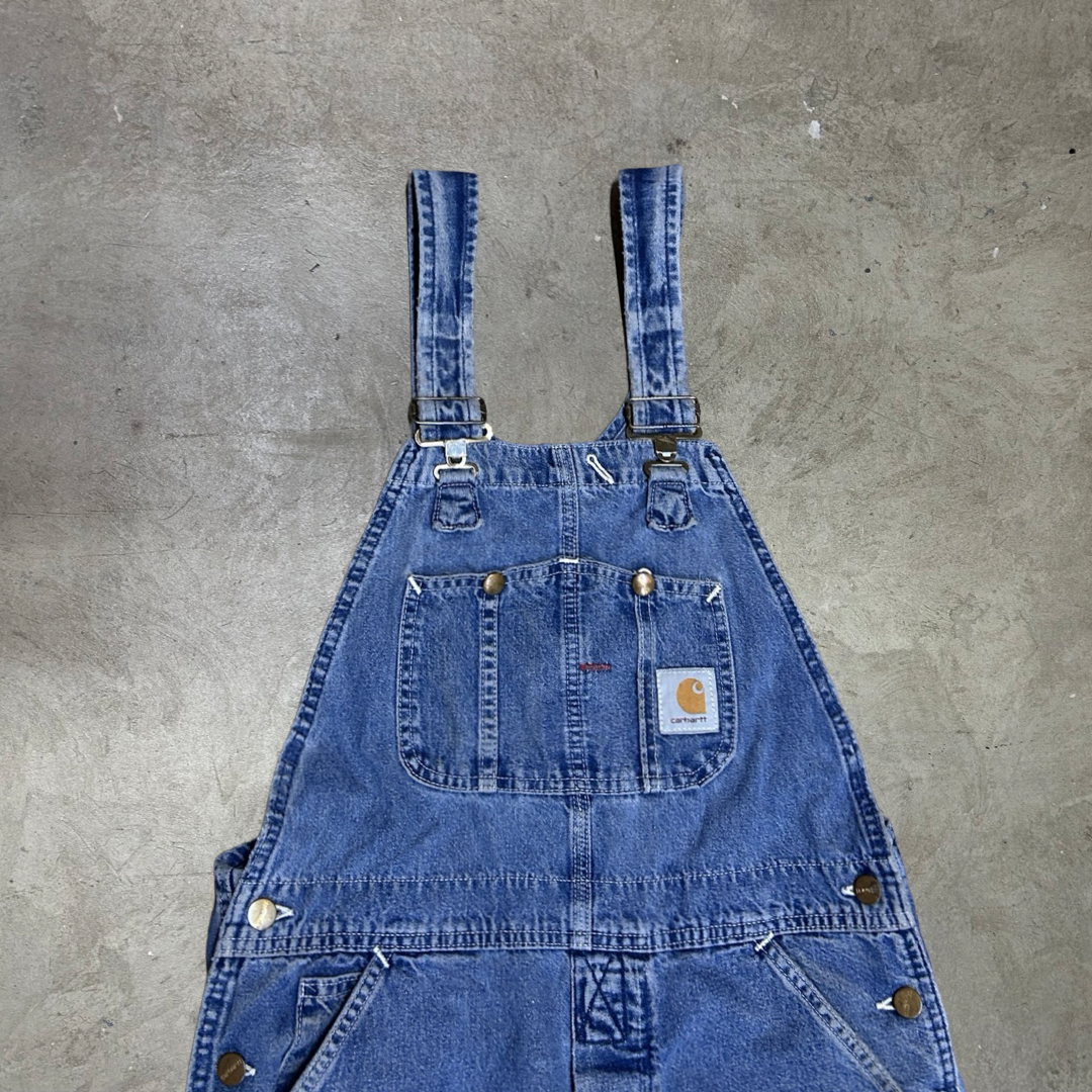 Vintage Carhartt Denim Dungaree - W32 x L30