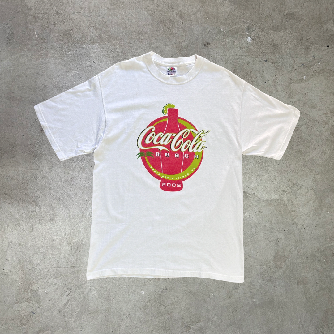 Vintage 2005 Fruit of the Loom Coke T-Shirt - L