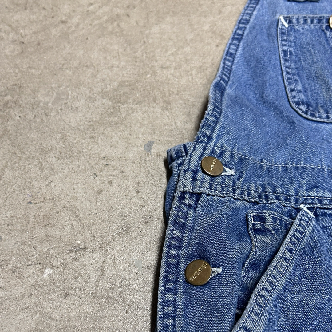 Vintage Carhartt Denim Dungaree - W32 x L30