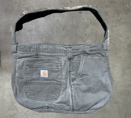 Vintage Reworked Carhartt Grey Bag